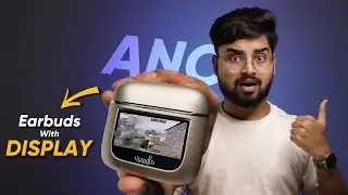 Best TWS Earbuds with Display & ANC | On Screen Controls 😍 | Voods V airbuds - Ultra
