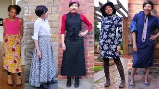 3 Dresses and 2 Self Drafted SKirts | More DIY Sewing Projects | Pt 2 | Flokwear Patterns |
