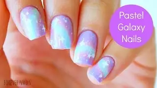 Pastel Galaxy Nails