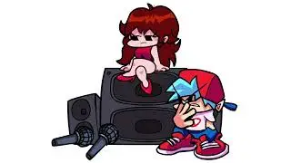 If BF never dodged the microphones (FNF ANIMATION)
