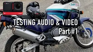 Insta360 Testing Audio & Video on Motorcycle Part#1 - Yamaha XTZ 750 Super Ténéré