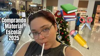 COMPRANDO MEU MATERIAL ESCOLAR/UNIVERSITÁRIO DE 2025🖇️📓📚