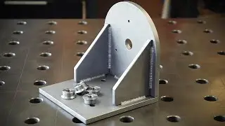 Heavy Duty Welding Table Attachment for a Big Vise