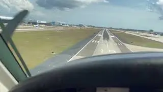 Tampa Bay, FL Airport landing rwy 19L