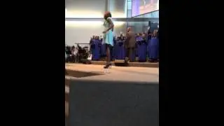Le'Andria Johnson at Pilgrim Rest Church  