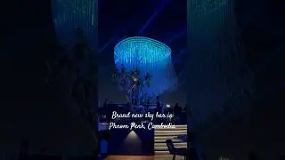 Brand new sky bar in Phnom Penh, Cambodia
