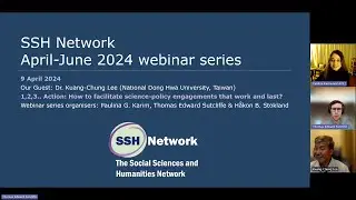1, 2, 3.. Action: How to facilitate science-policy engagements that work and last?