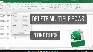Delete multiple blank rows in Excel | Easy trick in excel