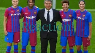 Barcelona 2021-22 Home Kit Reaction!