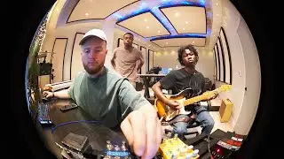 Making beats for DANIEL CAESAR | Making R&B with LIVE Instruments | Producer Vlog 087