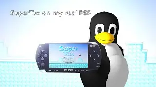 SuperTux on my PSP in 2024| Review