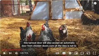 Loft Chicken Coop CAD Design Overview Video