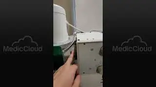 Replacement tube fitted to x ray-machine