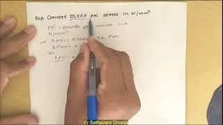 To convert stress in psi (pounds per square inch) to N/mm²