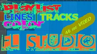 How to Change the Line Color in FL Studio Playlist / Tips and Tricks for Beginners [Newbies Guide]