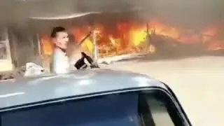 В Геленджике горит центральный рынок.