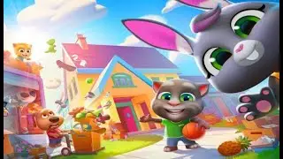 My Talking Tom Friends - by Outfit7 - Gameplay Walkthrough - Part 1 Android -Говорящий Том и друзья