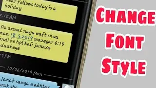 How to Change Font Style in any android Device without any application