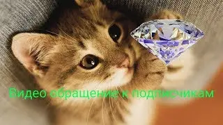 Видео обращение к подписчикам!🙂
