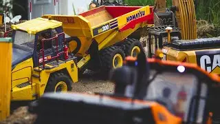 Fantastic RC Construction Mini World ! Trucks, Excavators, tractors, Dozers & More !