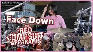 The Red Jumpsuit Apparatus - Face Down || Drum cover by KALONICA NICX