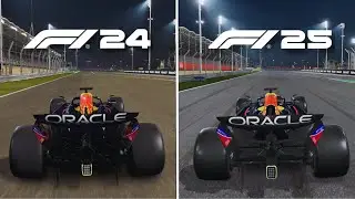 F1 24 vs F1 25 Game Comparaison