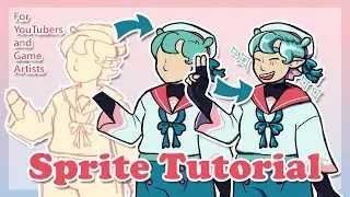 How to make talk sprites! (tutorial for YouTube and Game Artists)