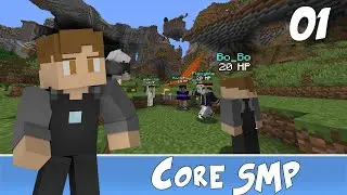 CoreSMP - Episode 1 - Intro, Cows, & Enchantment Room