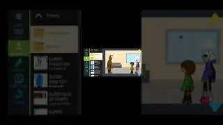 рисуем мультфильмы 2 fnaf vs санс и чара