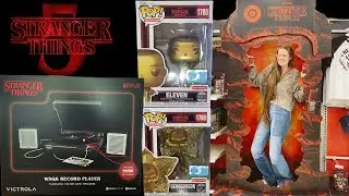 Stranger Things Gold Funko Pop/ Target Collection Haul/ Stranger Things 5 Blind Bags​/Record Player