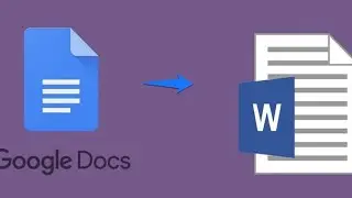 How To Convert A Google Doc to Word Docx | Google Docs ko Microsoft word file me kaise convert kare
