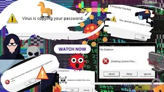 My Computer is Hacked 2022 JOKE ( Fake Virus ) | Tech with Sethum