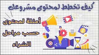 من الفكرة إلى خطة محتوى متكاملة لكل مشروع ناجح/5-امثلة لمحتوى حسب مراحل الشراء