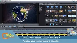 Video-Lernkurs Volume 6 für MAGIX Video deluxe & Video Pro - Der Überblick