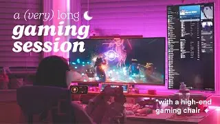 🪻 spending an entire day gaming, and it’s pretty comfy | ft. herman miller embody gaming chair ✦