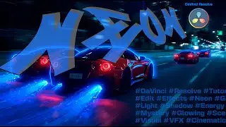 DaVinci Resolve: Neon Outline