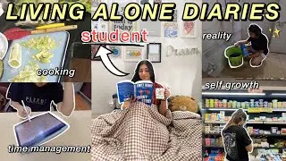LIVING ALONE as a student✨ things i’ve learned, personal growth & motivation💌