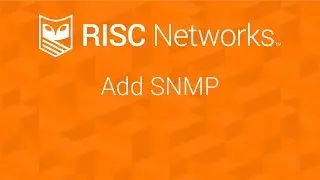 CloudScape Quick Start - Add SNMP