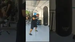 Real boxing punching