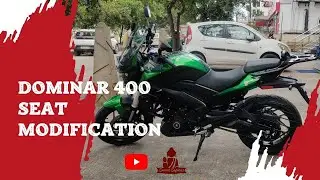 Dominar 400 seat modification | Rider | Biker | 2023