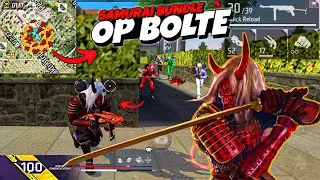 MOST RAREST SAMURAI BUNDLE IS BACK 🔥 | Solo VS Squad Rank 24 KILLS OverPower BOOM BAAM 😈