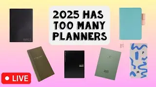 🔴 Live: There are Too Many Planners for 2025 | hobonichi common planner TAN PTD
