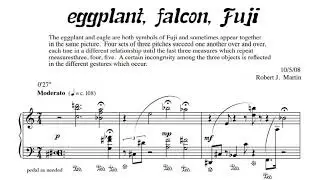 piano: 2 Fuji Framed for contemporary classical piano