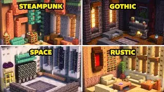 30 Living Room Interior Ideas in Minecraft