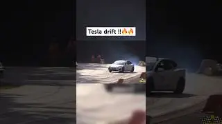 Drifter en tesla course de côte Chamrousse 2024 #pourtoi #automobile #rallyesports #fyp #rallye