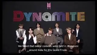 BTS msg for the Kpop contest 2020 India