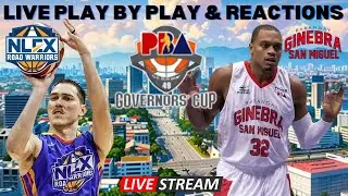 NLEX Road Warriors vs Barangay Ginebra San Miguel I PBA Governor's up Live I Play By Play & Reaction