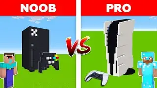 Minecraft Battle: NOOB vs PRO: PLAYSTATION 5 vs XBOX SERIES X in Minecraft! / Animation