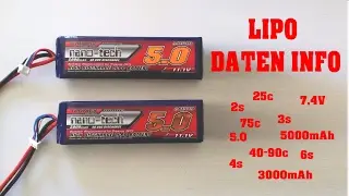 Lipo Akku Daten Info - S mAh C V ??? - (2D ReUpload) - Darconizer RC