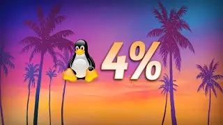 Linux just hit 4% market share again!